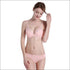 Triangle Pattern Push-up Underwire Bra Set
