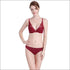 Triangle Pattern Push-up Underwire Bra Set