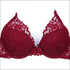 Triangle Pattern Push-up Underwire Bra Set