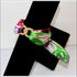 Tropical garden Infinity silk bracelet