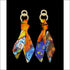 Tropical Girl silk tie earring