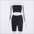 Tube Top And Tight Shorts Sports Two Pieces Sets