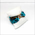 Turquoise Leopard Infinity Silk Bracelet