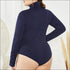 Turtleneck Long-sleeve Plus-size Bodysuits