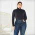 Turtleneck Long-sleeve Plus-size Bodysuits