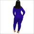 Turtleneck Long-sleeve Tight Jumpsuits