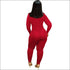 Turtleneck Long-sleeve Tight Jumpsuits