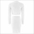 Turtleneck Long Sleeve Top And High-waisted Bodycon Skirt Plush Two Pieces Sets