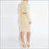 Turtleneck Long Sleeve Top And High-waisted Bodycon Skirt Plush Two Pieces Sets