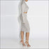 Turtleneck Long Sleeve Top And High-waisted Bodycon Skirt Plush Two Pieces Sets