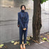 Turtleneck Long Sleeve Top And Pants Casual Knitted Two Pieces Sets