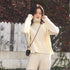 Turtleneck Long Sleeve Top And Pants Casual Knitted Two Pieces Sets