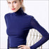 Turtleneck Slim Fit Long Sleeve Basic Top