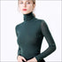 Turtleneck Slim Fit Long Sleeve Basic Top