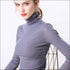 Turtleneck Slim Fit Long Sleeve Basic Top