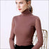 Turtleneck Slim Fit Long Sleeve Basic Top