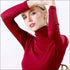 Turtleneck Slim Fit Long Sleeve Basic Top