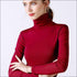 Turtleneck Slim Fit Long Sleeve Basic Top