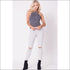 Two Tone Knit Crop