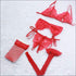 Underwear Bras Set 4pcs Set Sexy Lace