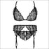 Underwear Bras Set 4pcs Set Sexy Lace