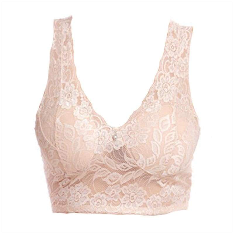 Underwear Lace No Steel Ring - L / Complexion - Lingerie & 