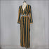 Unique Crossing Design Crop Top Wide-leg Pants Set