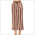 Unique Crossing Design Crop Top Wide-leg Pants Set