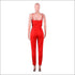 Unique Frilled Waistline Belted Slip Jumpsuits