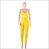 Unique Frilled Waistline Belted Slip Jumpsuits