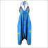 V-neck Backless Graphic Print Loose Wide Leg Sling