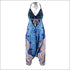 V-neck Backless Graphic Print Loose Wide Leg Sling