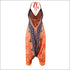 V-neck Backless Graphic Print Loose Wide Leg Sling