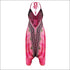 V-neck Backless Graphic Print Loose Wide Leg Sling