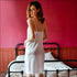 V-neck Backless Lace Embroidery Side-slit Mini Nightdress