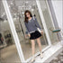 V-neck Design Irregular Hemline Sweater