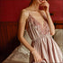 V Neck Lace Mini Nightdress And Panty