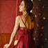 V Neck Lace Mini Nightdress And Panty