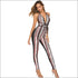 V-neck Lace-up Backless Sequins Tight Jumpsuits