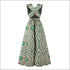 V-neck Sleeveless Lace-up Graphic Print
