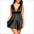 V-neck Solid Color Lace Nightdress