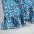 Vacation Tiny Flower Printed Strapless Stretchy Irregular Hemline Skirt