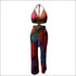 Vacation Tropical Leaf Print Cropped Camis Wide-leg Pants Set
