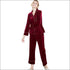 Velvet Autumn Winter Pajamas Set