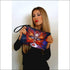Venetian mask clutch bag