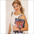 Venetian mask clutch bag & silk bracelet