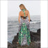 White Tiger Crossover Dress with Double Use