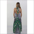 White Tiger Crossover Dress with Double Use