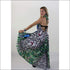 White Tiger Crossover Dress with Double Use