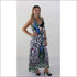 White Tiger Crossover Dress with Double Use